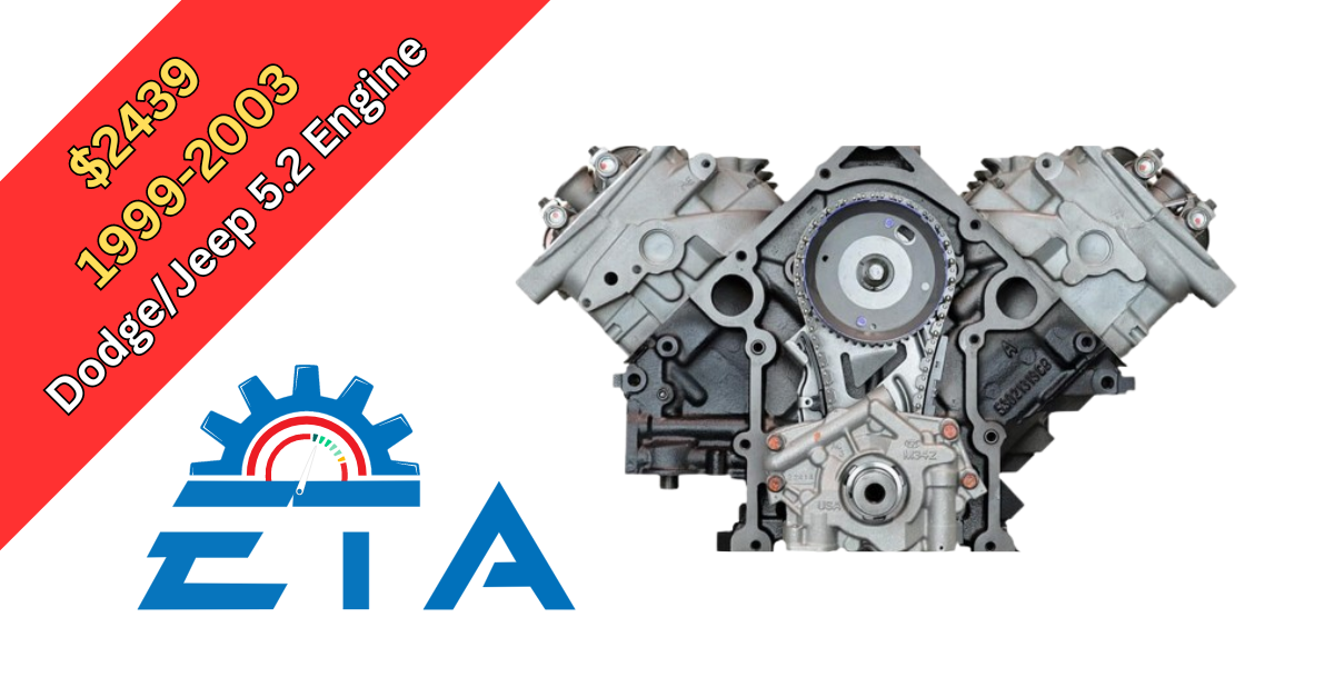 1998 2003 Dodge, Ram Jeep 5.2 VIN Y Engine 2439 Engines and